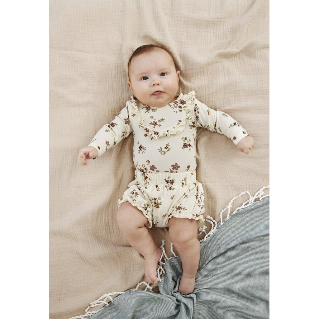 THE NEW SIBLINGS TNSBOlympia Langærmet Bodysuit Bodystockings White Swan AOP