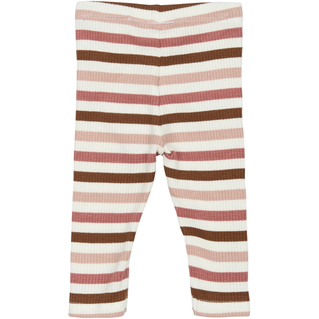 THE NEW SIBLINGS TNSBPama Rib Leggings Leggings Withered Rose Striped