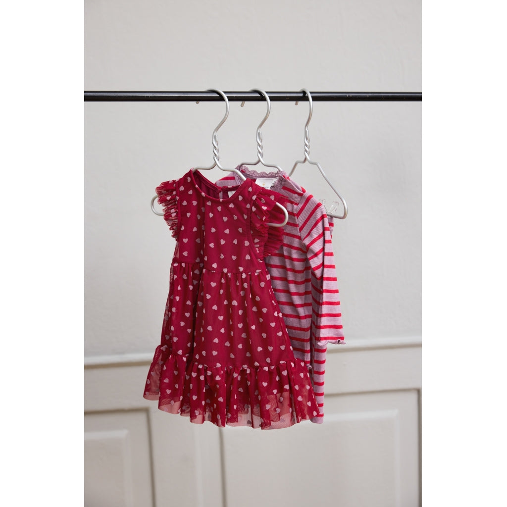 THE NEW SIBLINGS TNSBRie Rib Leggings Leggings Mauve Shadows Striped