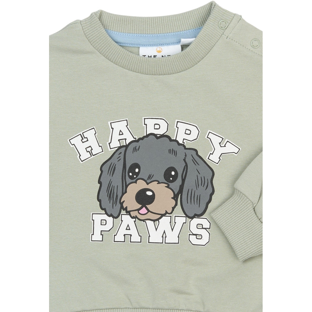 THE NEW SIBLINGS TNSBSacarias Sweatshirt Sweatshirt Aqua gray