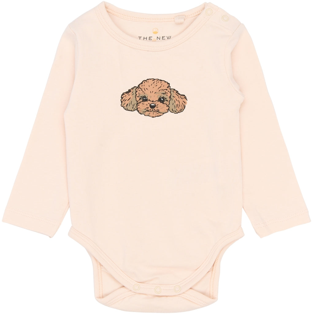 THE NEW SIBLINGS TNSBSadie Langærmet Bodystocking Bodystockings Silver Peony