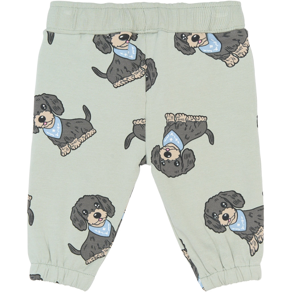 THE NEW SIBLINGS TNSBSofus Sweatpants Bukser Aqua Gray AOP