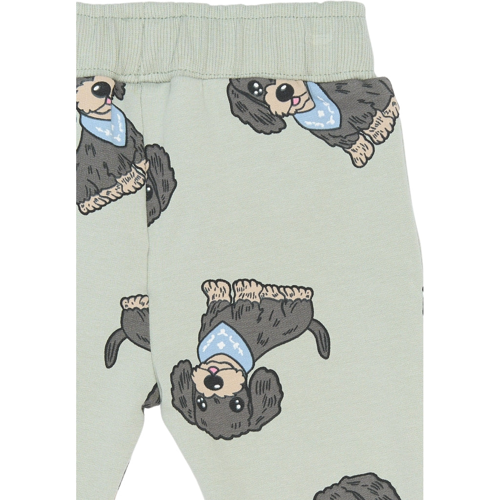 THE NEW SIBLINGS TNSBSofus Sweatpants Bukser Aqua Gray AOP
