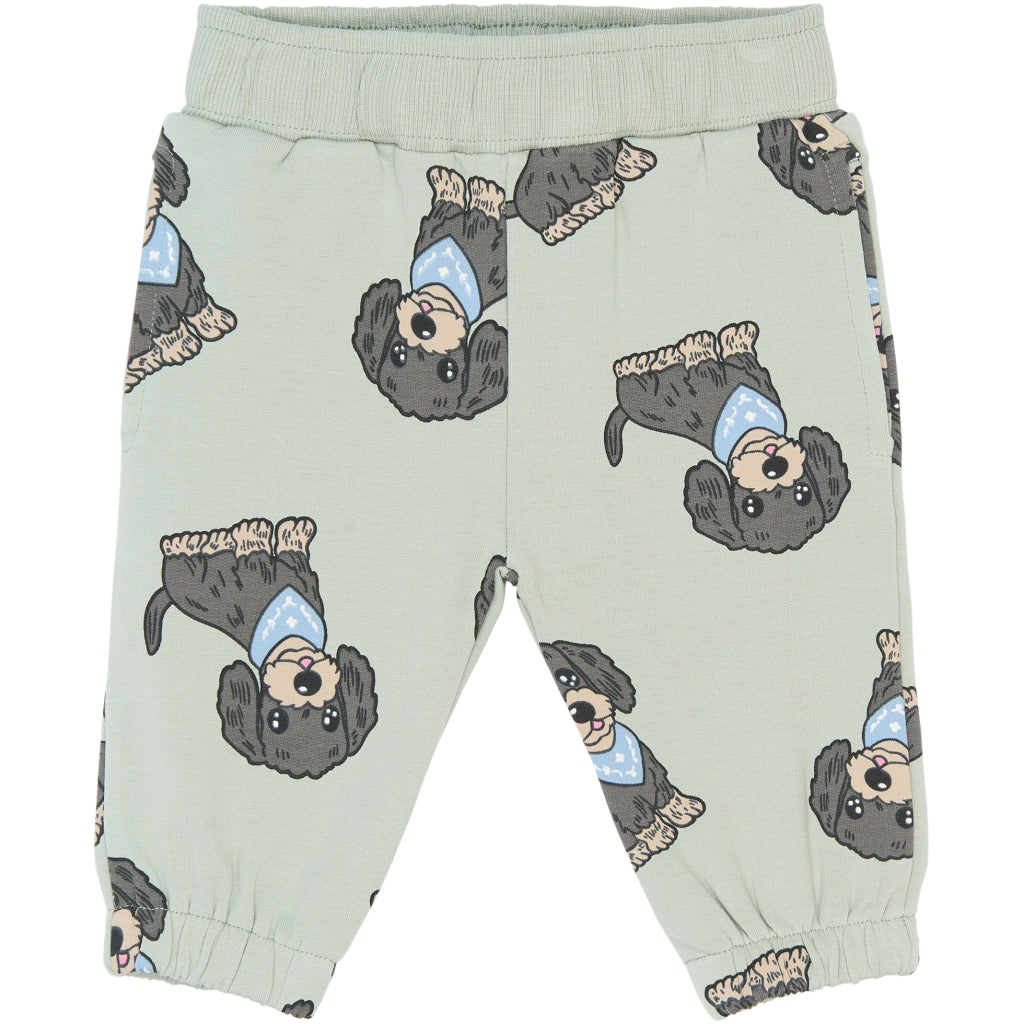 THE NEW SIBLINGS TNSBSofus Sweatpants Bukser Aqua Gray AOP