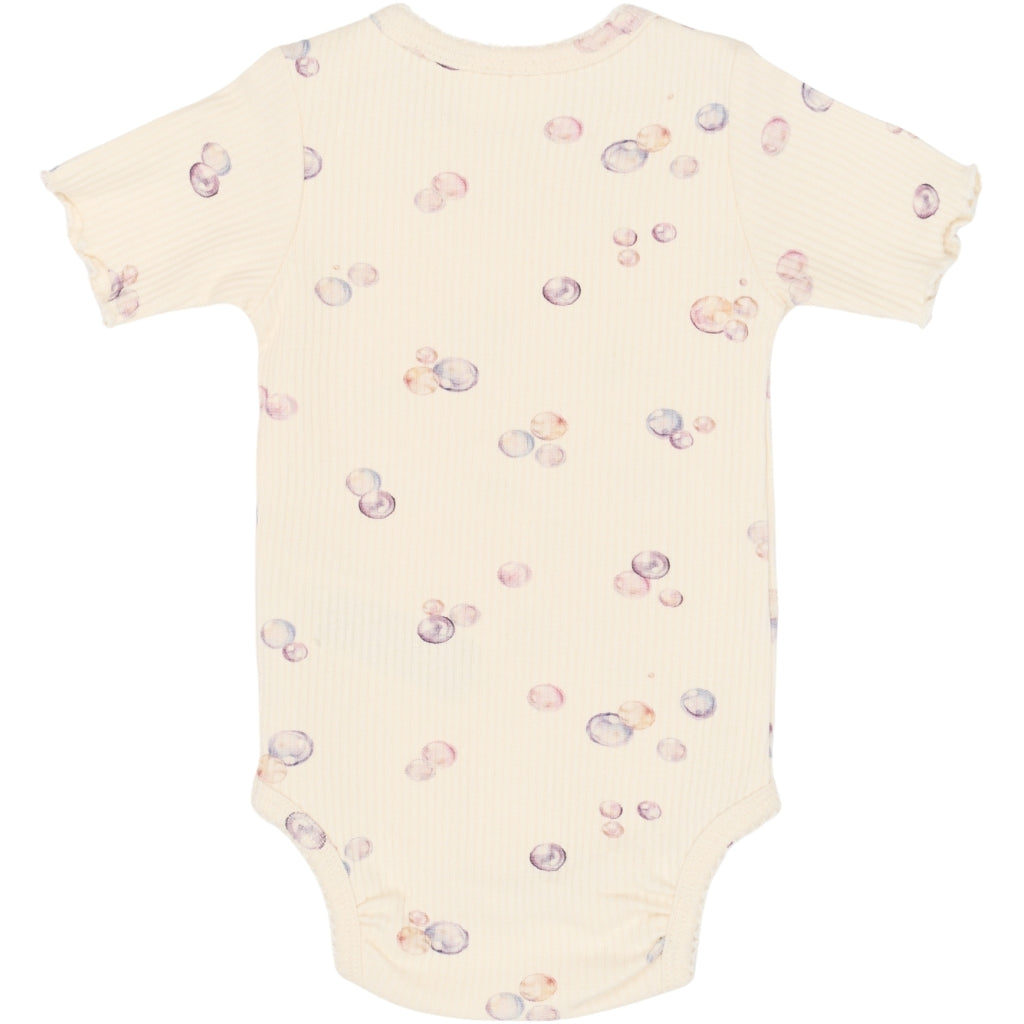 THE NEW SIBLINGS TNSBTamma Kortærmet Rib Body Bodystockings Gardenia AOP
