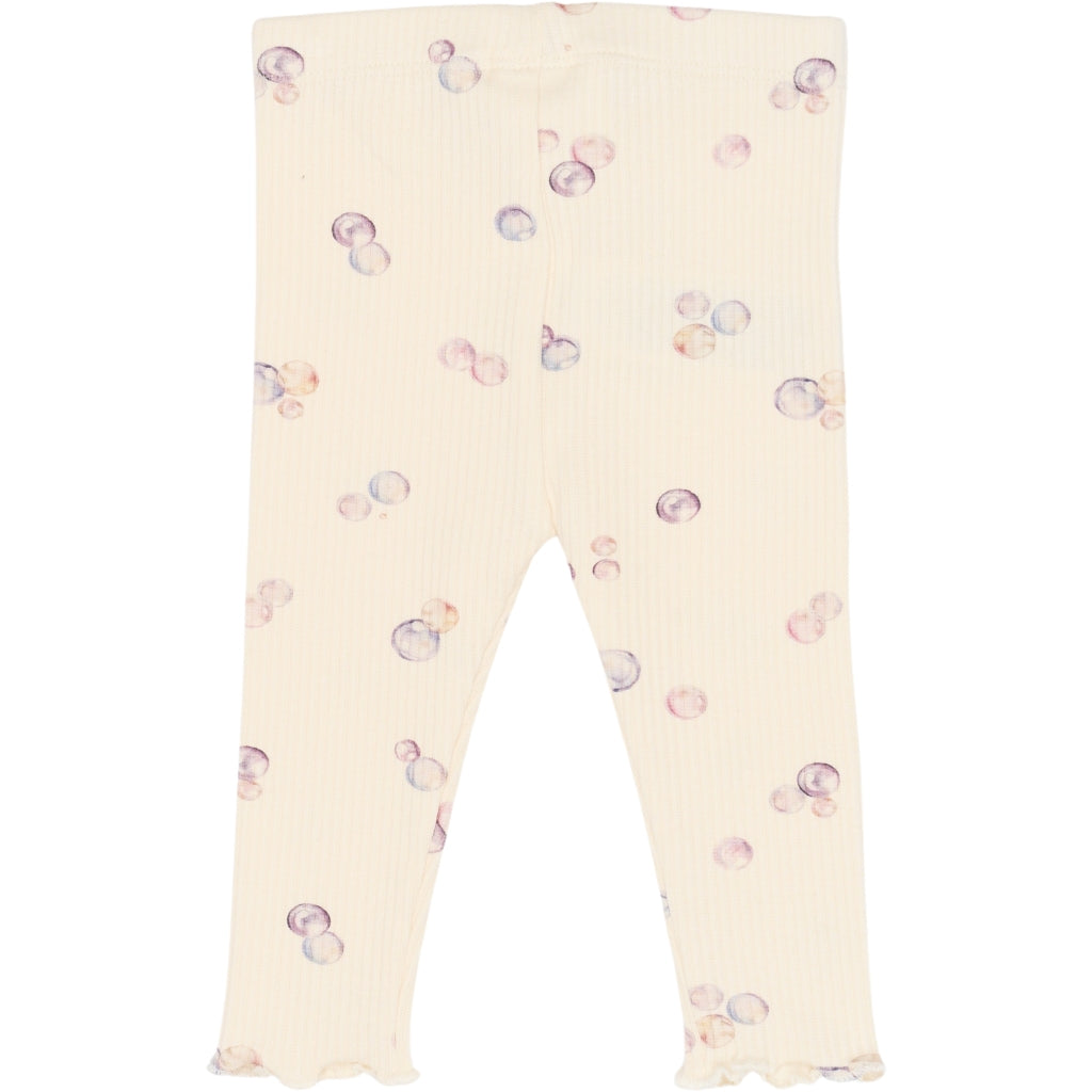 THE NEW SIBLINGS TNSBTamma Rib Leggings Leggings Gardenia AOP