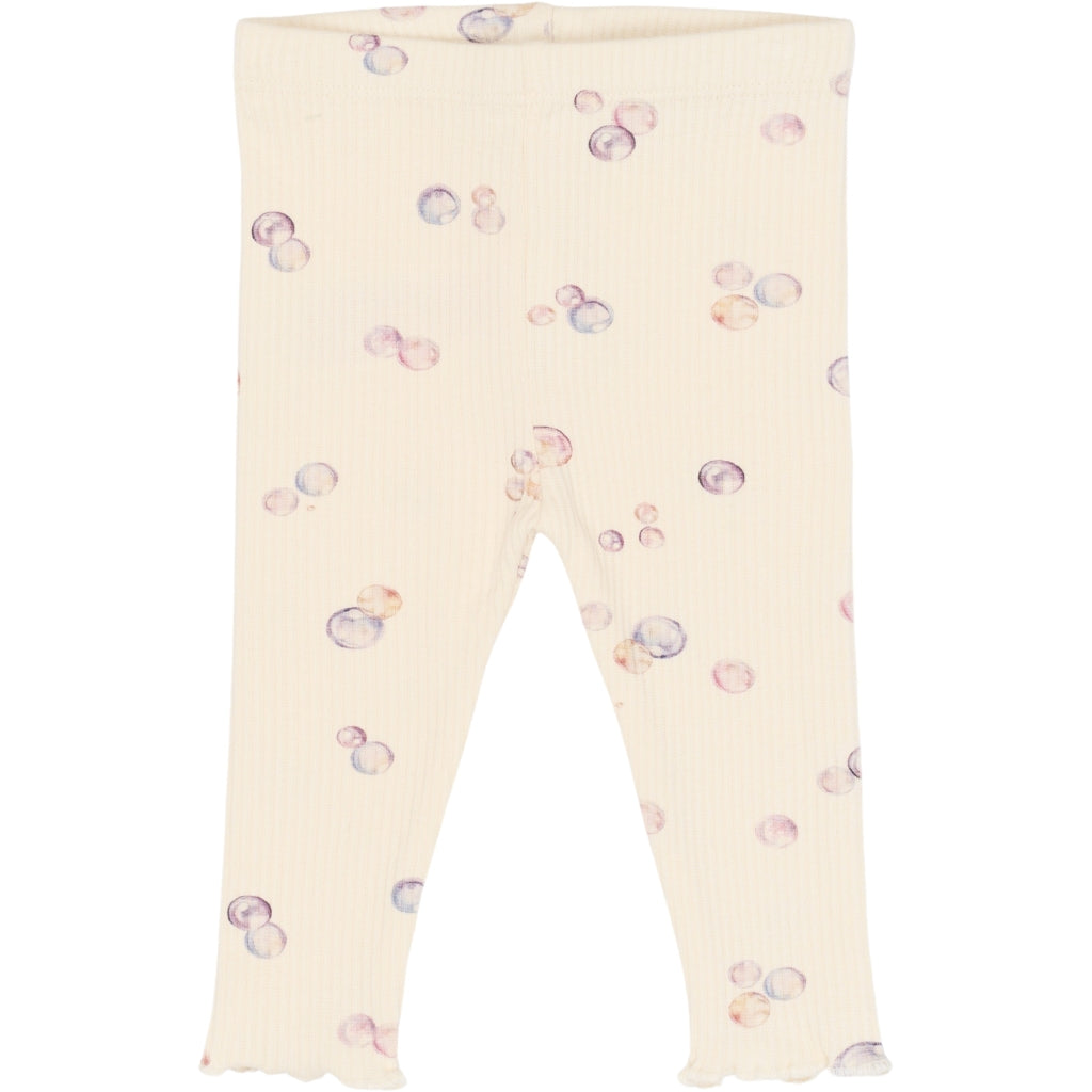 THE NEW SIBLINGS TNSBTamma Rib Leggings Leggings Gardenia AOP