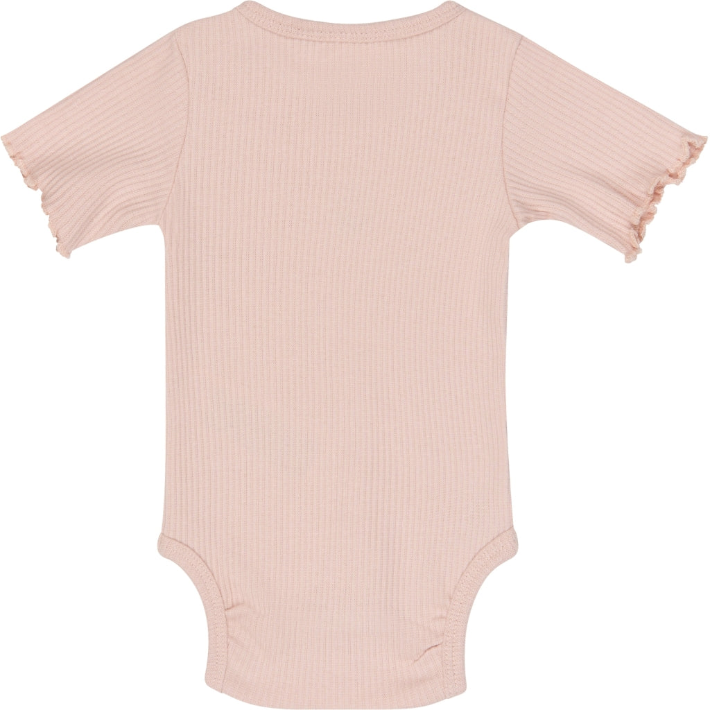 THE NEW SIBLINGS TNSBTianna Kortærmet Rib Body Bodystockings Peach whip