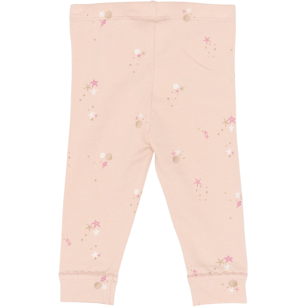 THE NEW SIBLINGS TNSBTova Leggings Leggings Peach Whip AOP