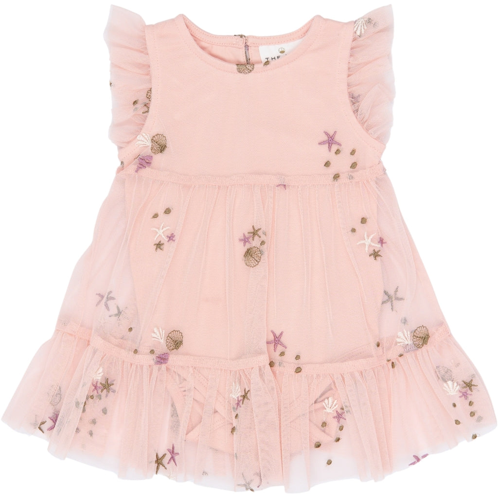 THE NEW SIBLINGS TNSBTulla Ærmeløs Bodydress Kjoler Peach Whip EMB