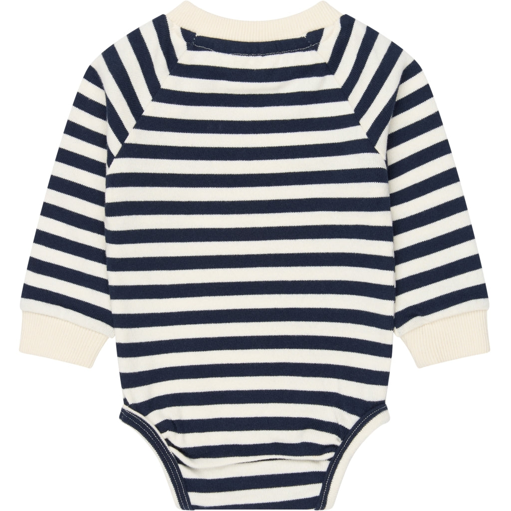 THE NEW SIBLINGS TNSBVolker Langærmet body Bodystockings Navy Blazer Striped