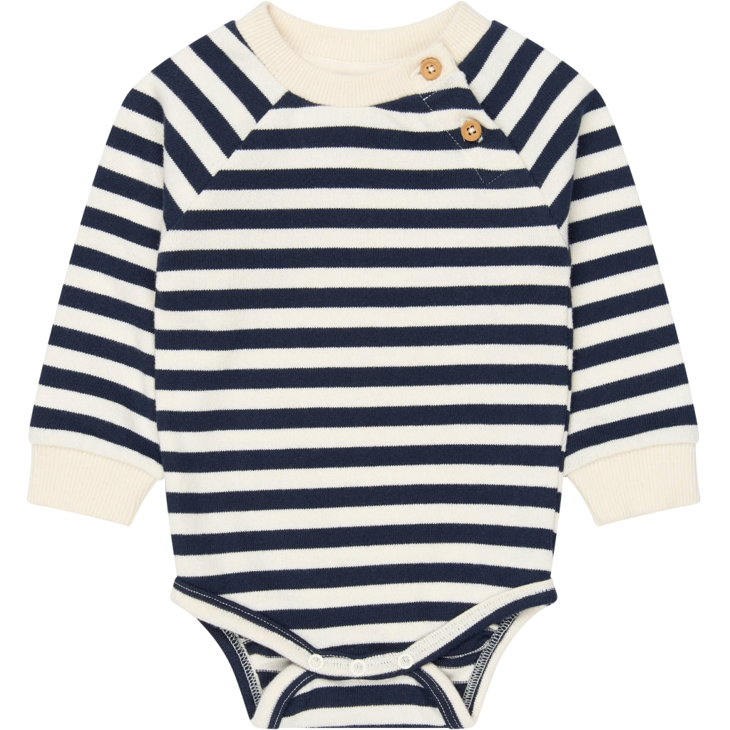 THE NEW SIBLINGS TNSBVolker Langærmet body Bodystockings Navy Blazer Striped