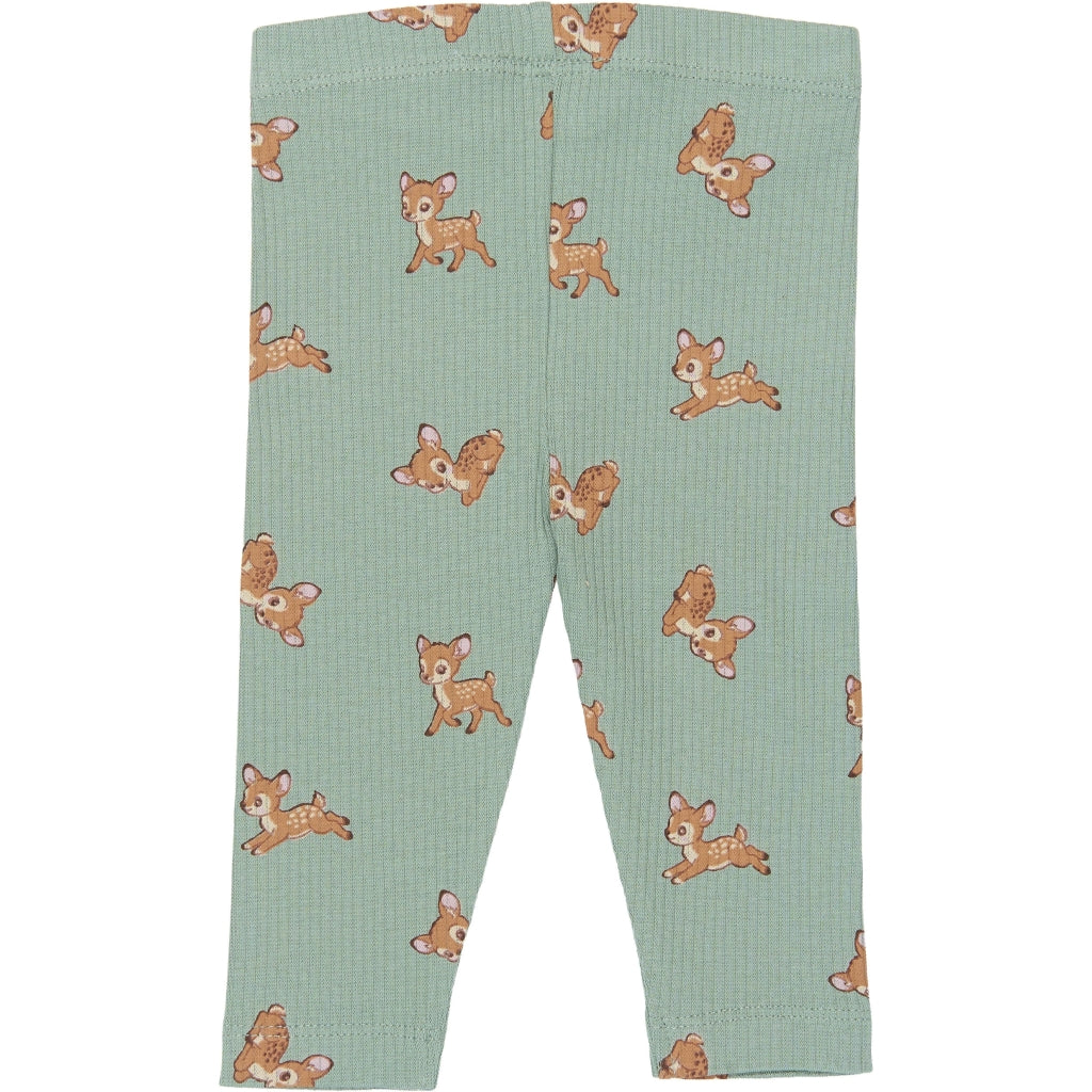 THE NEW SIBLINGS TNSBYambu Rib Leggings Leggings Lily Pad AOP