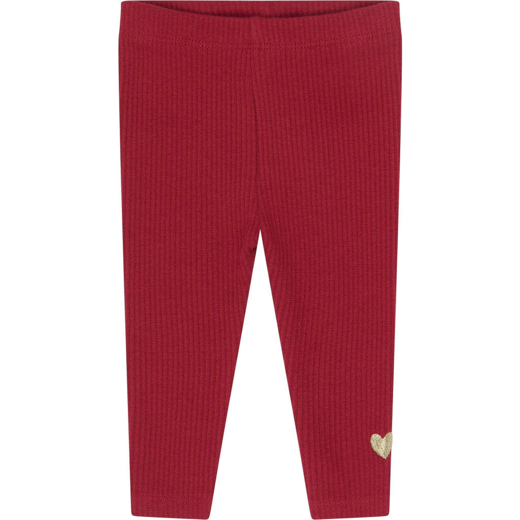 THE NEW SIBLINGS TNSBYanni Rib Leggings Leggings Rio Red TN