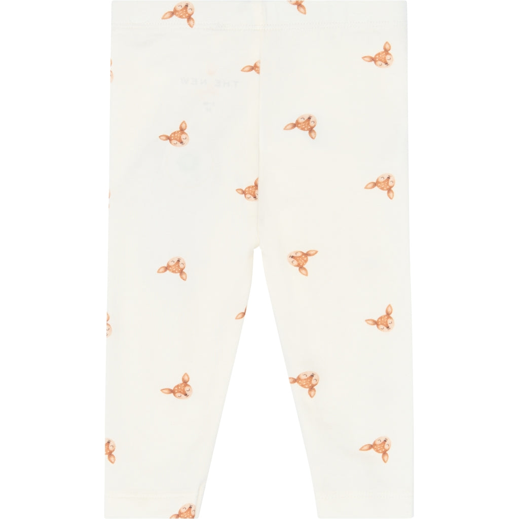 THE NEW SIBLINGS TNSBYeer Leggings Leggings Gardenia AOP