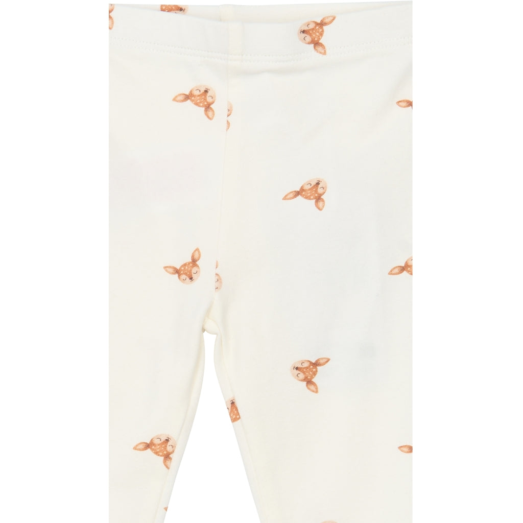 THE NEW SIBLINGS TNSBYeer Leggings Leggings Gardenia AOP