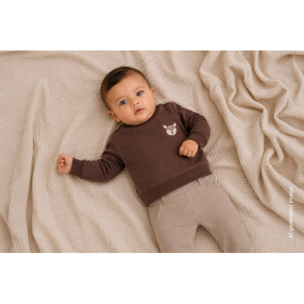 THE NEW SIBLINGS TNSBYiki Sweatshirt Sweatshirt Chestnut