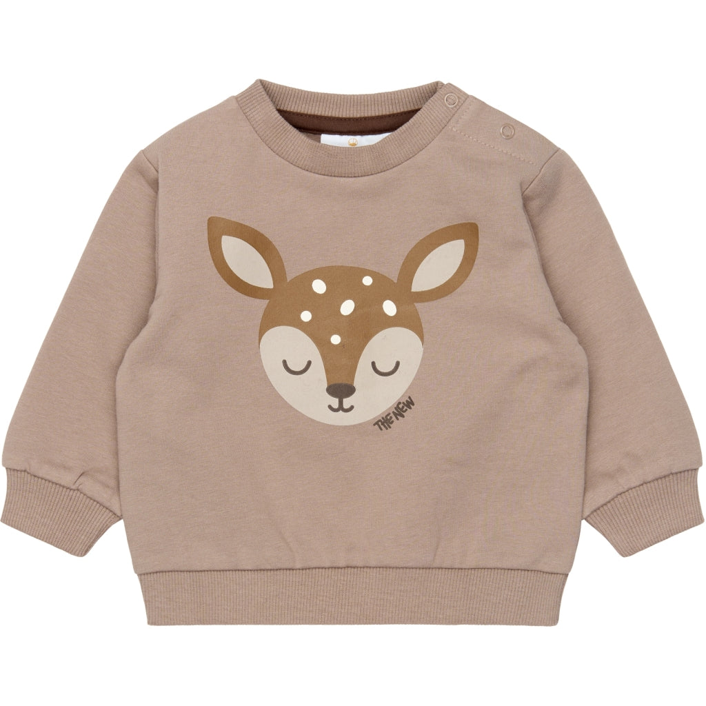 THE NEW SIBLINGS TNSBYlk Sweatshirt Sweatshirt Taupe Gray TN