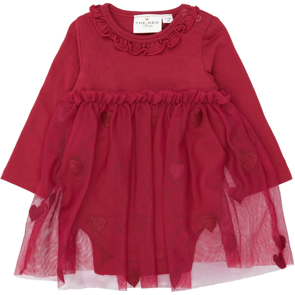 THE NEW SIBLINGS TNSBYnalla Langærmet Mesh Bodykjole Kjoler Rio Red EMB