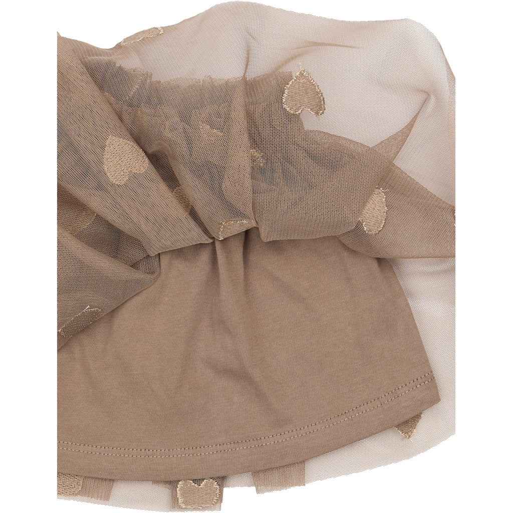 THE NEW SIBLINGS TNSBYnalla Mesh Nederdel Nederdel Taupe Gray EMB TN