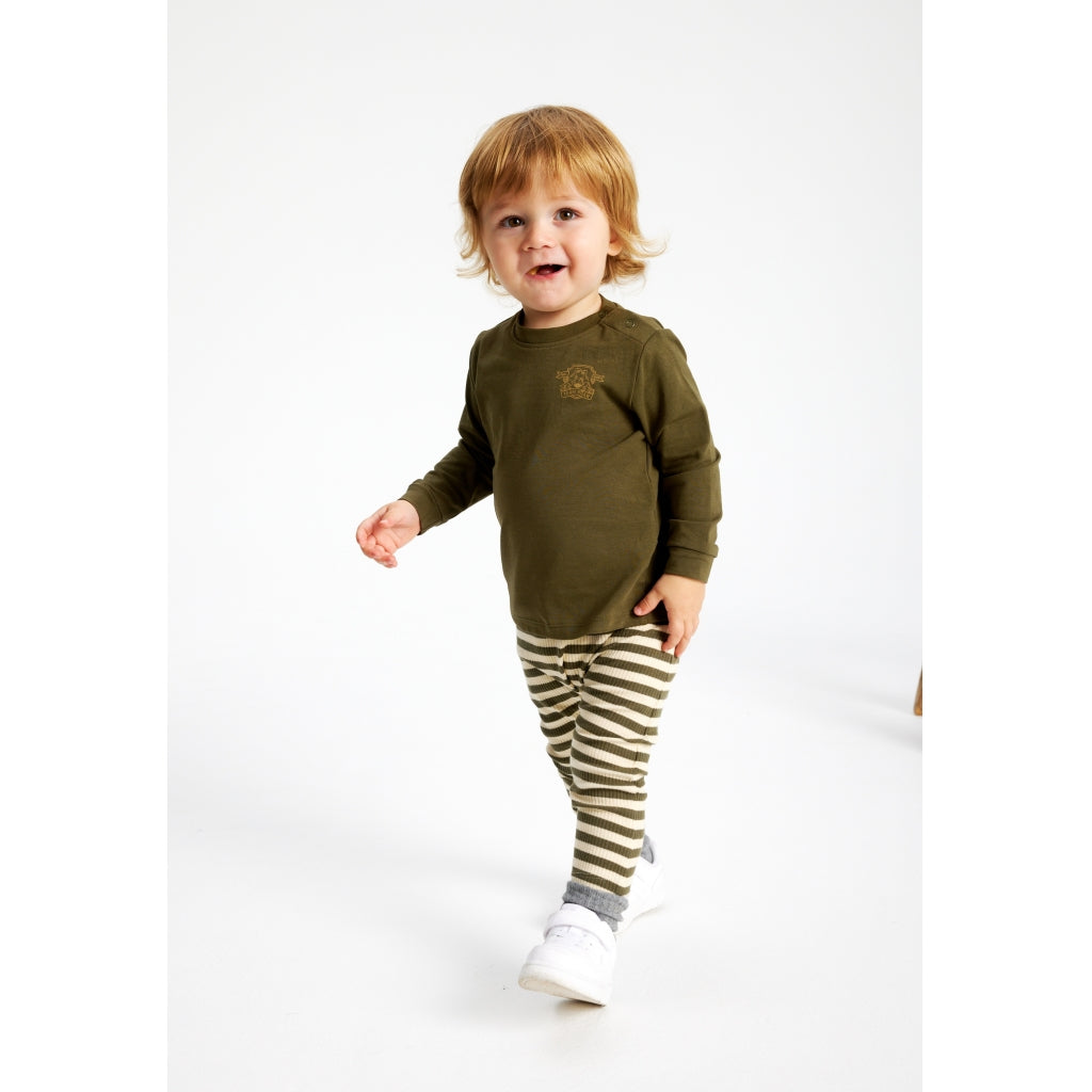 THE NEW SIBLINGS TNSFro Unisex Rib Leggings Leggings Ivy Green