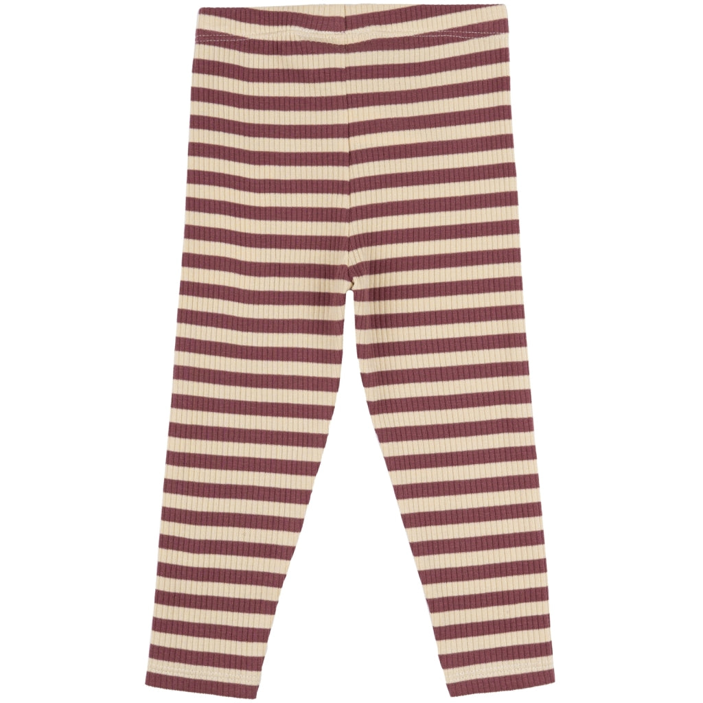 THE NEW SIBLINGS TNSFro Unisex Rib Leggings Leggings Crushed Berry