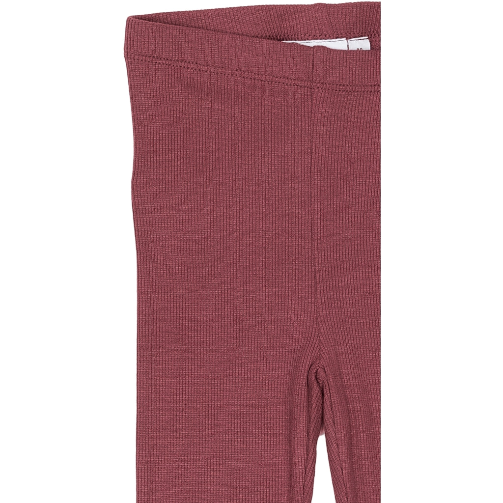 THE NEW SIBLINGS TNSKrista Rib Leggings Leggings Crushed Berry