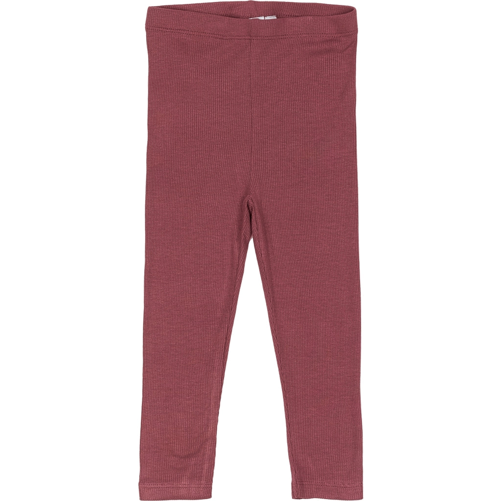 THE NEW SIBLINGS TNSKrista Rib Leggings Leggings Crushed Berry