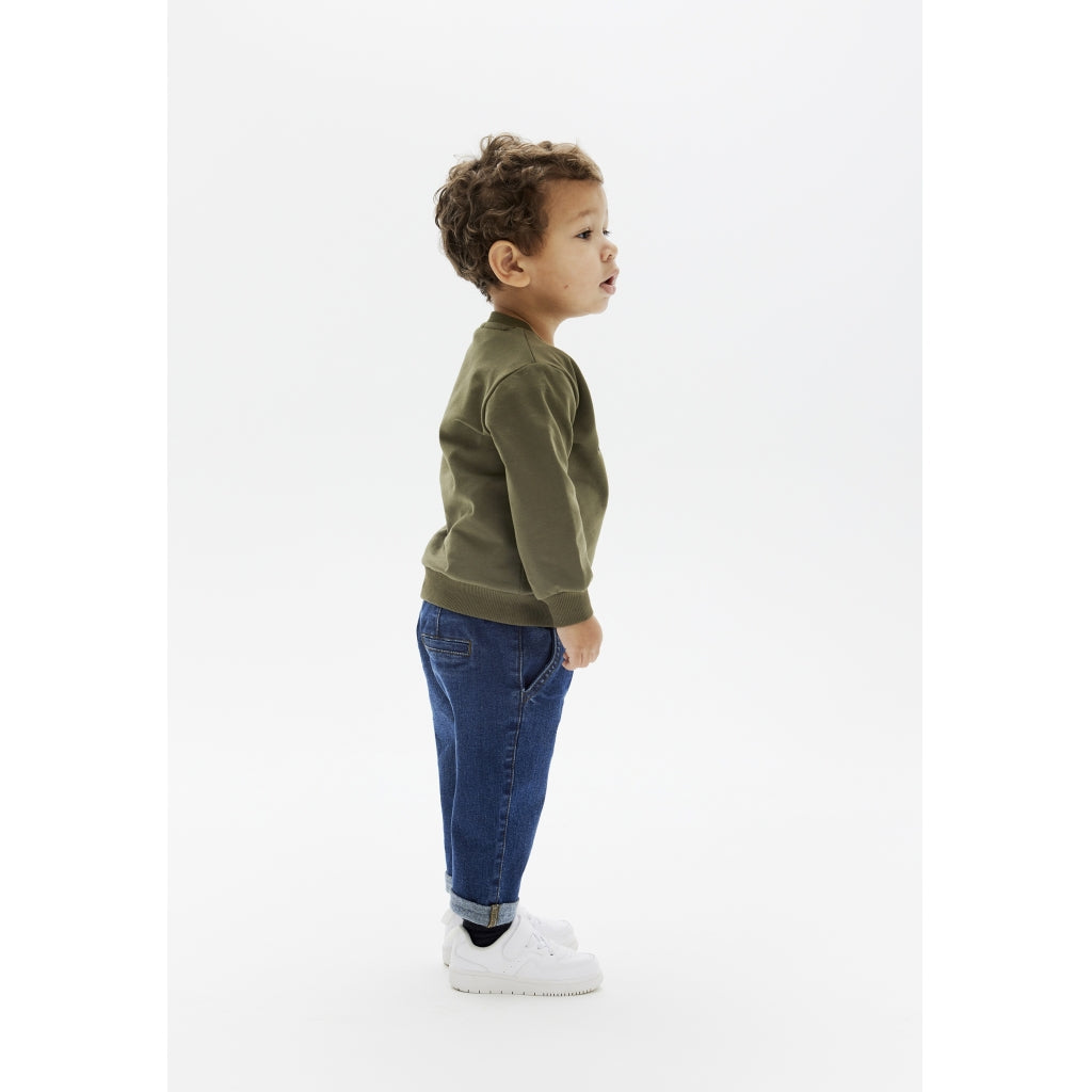 THE NEW SIBLINGS TNSLake Unisex Denim Chinos Jeans DARK BLUE DENIM