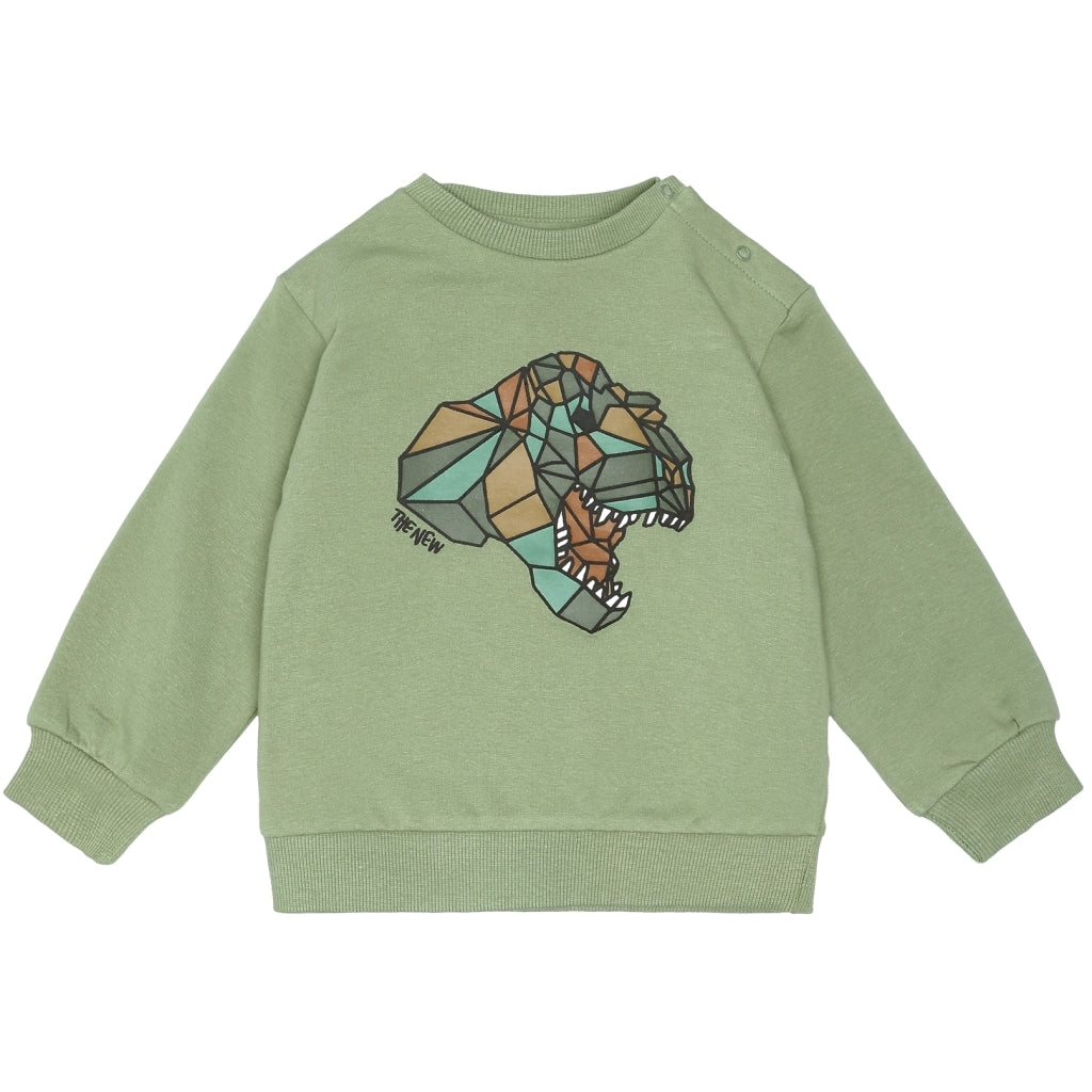 THE NEW SIBLINGS TNSLuigi Sweatshirt Sweatshirt Hedge Green