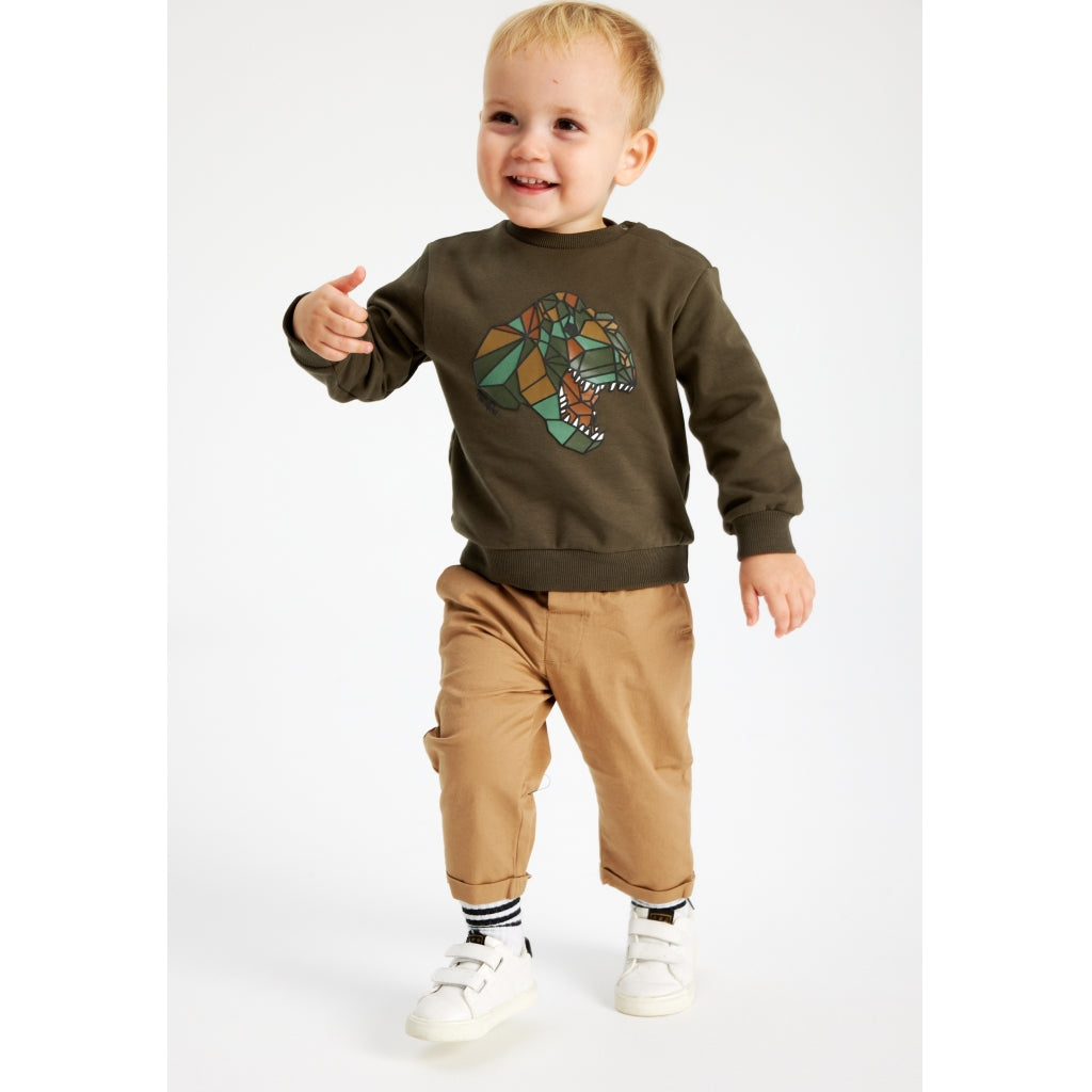 THE NEW SIBLINGS TNSLuigi Sweatshirt Sweatshirt Ivy Green