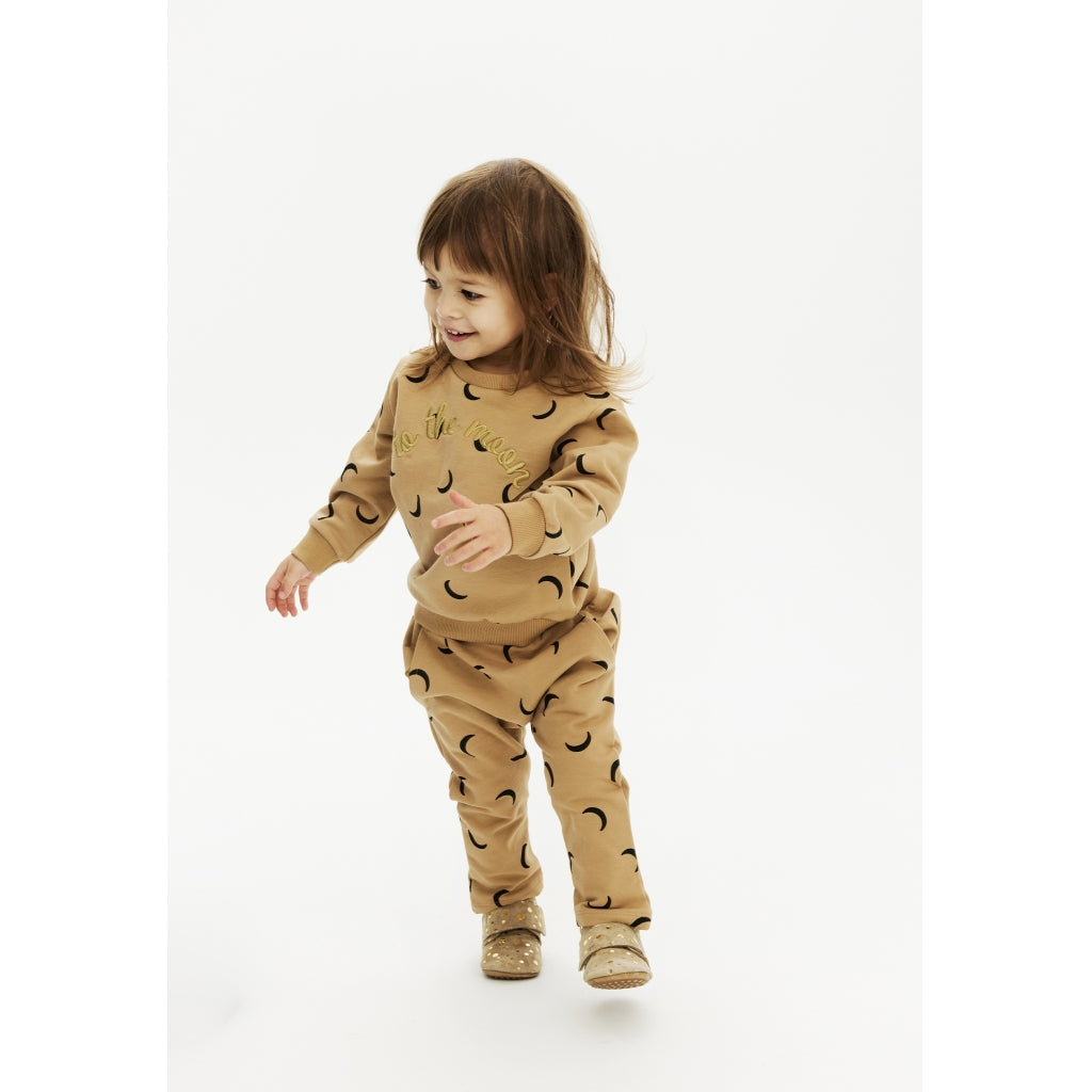 THE NEW SIBLINGS TNSMika Unisex Sweatpants Bukser Tannin Moon AOP