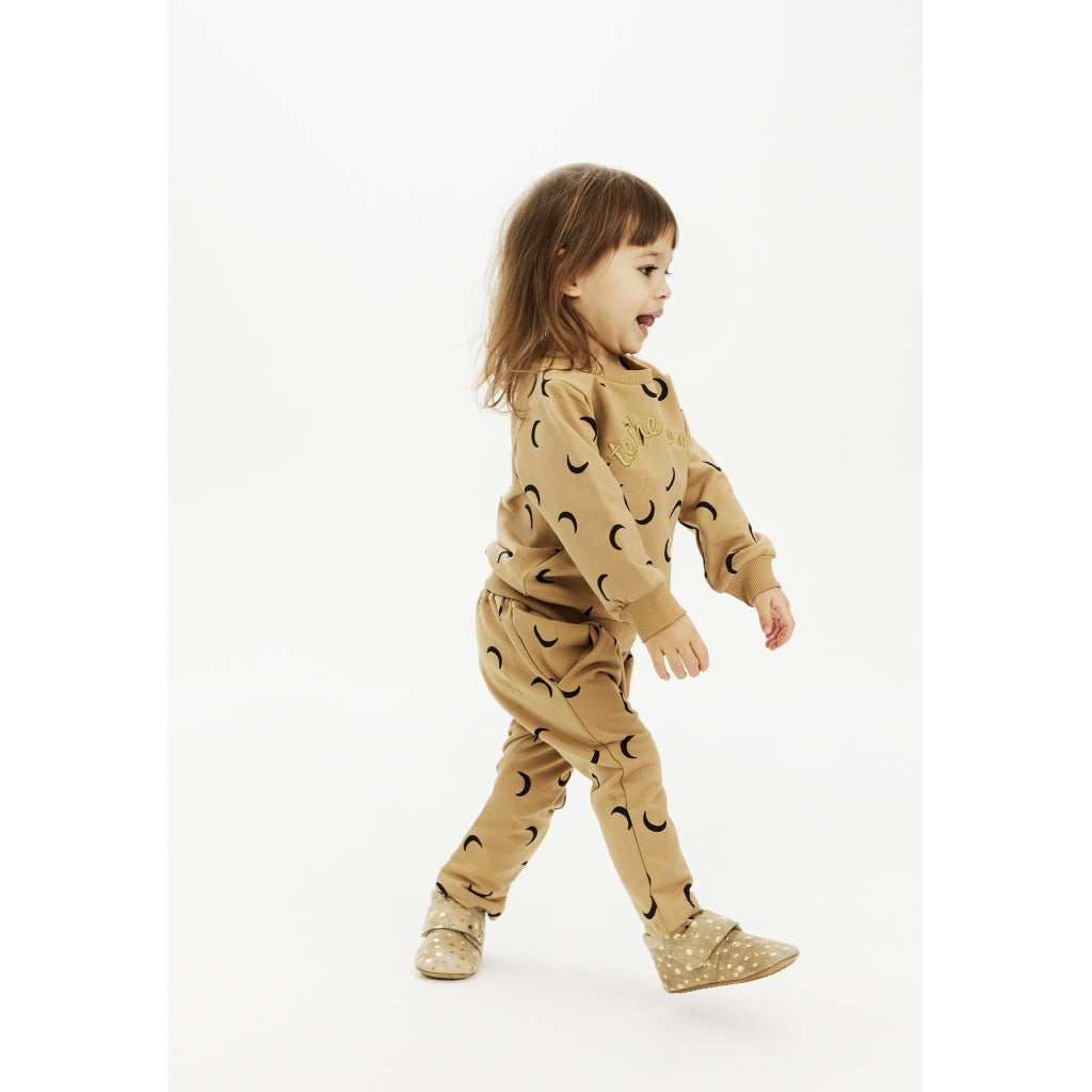 THE NEW SIBLINGS TNSMika Unisex Sweatpants Bukser Tannin Moon AOP