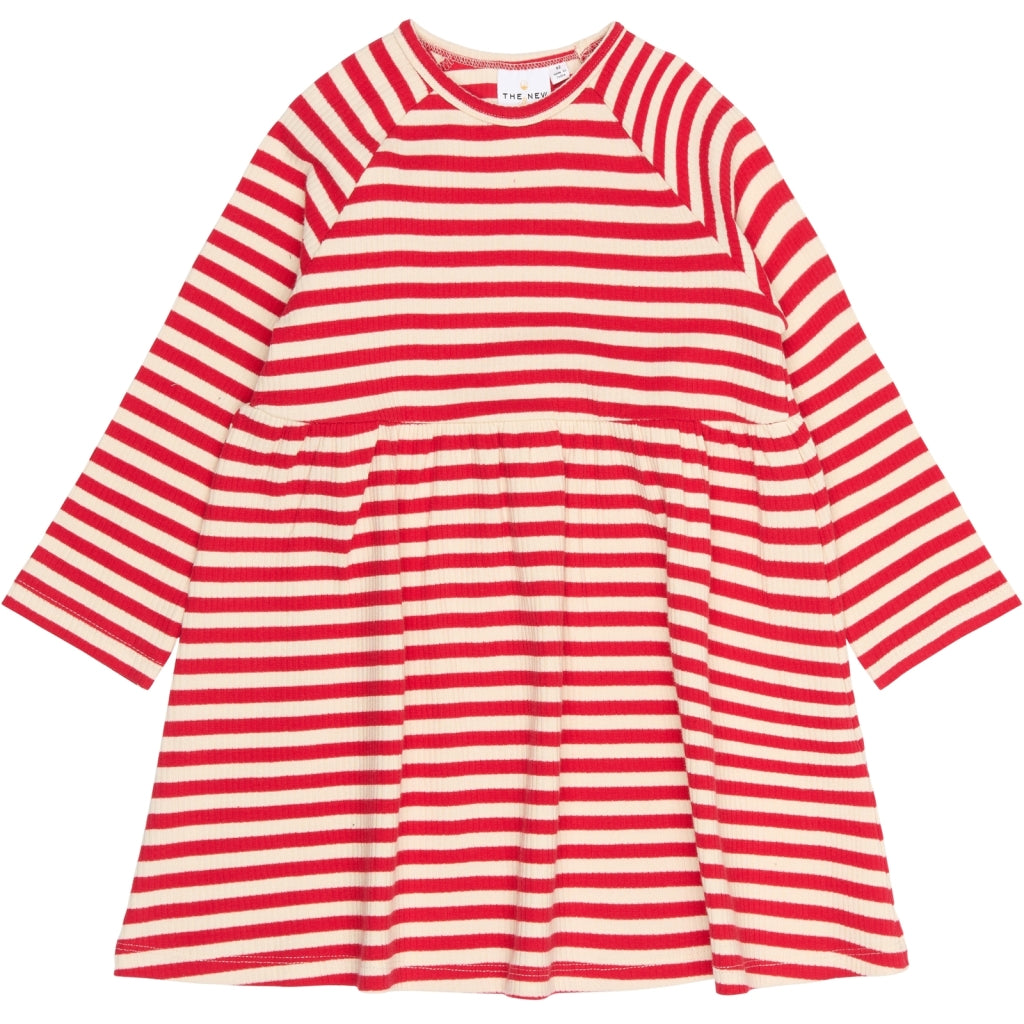 THE NEW SIBLINGS TNSTFro Langærmet Loose Rib Kjole Kjoler Ski Patrol Striped