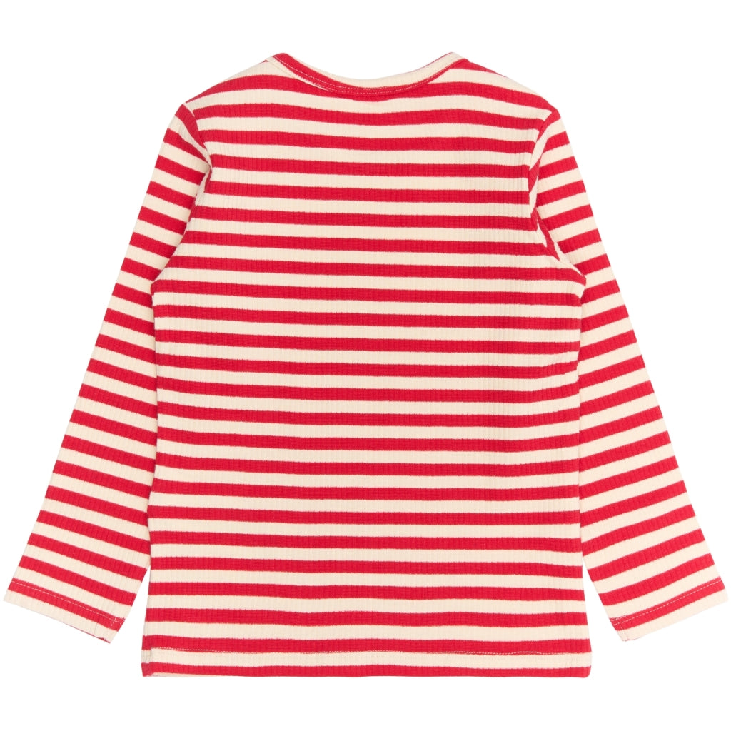 THE NEW SIBLINGS TNSTFro Langærmet Rib Bluse Langærmet bluse Ski Patrol Striped