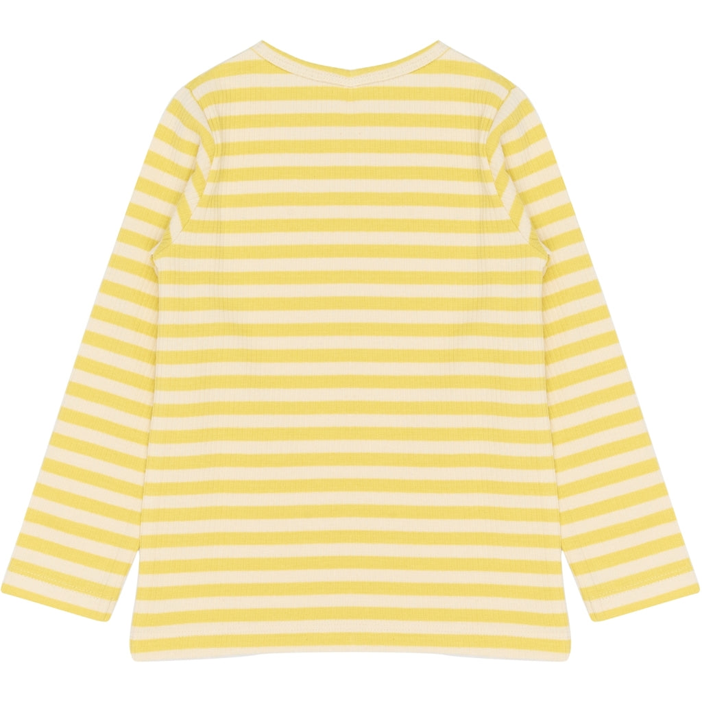 THE NEW SIBLINGS TNSTFro Langærmet Rib Bluse Langærmet bluse Dusky Citron Striped