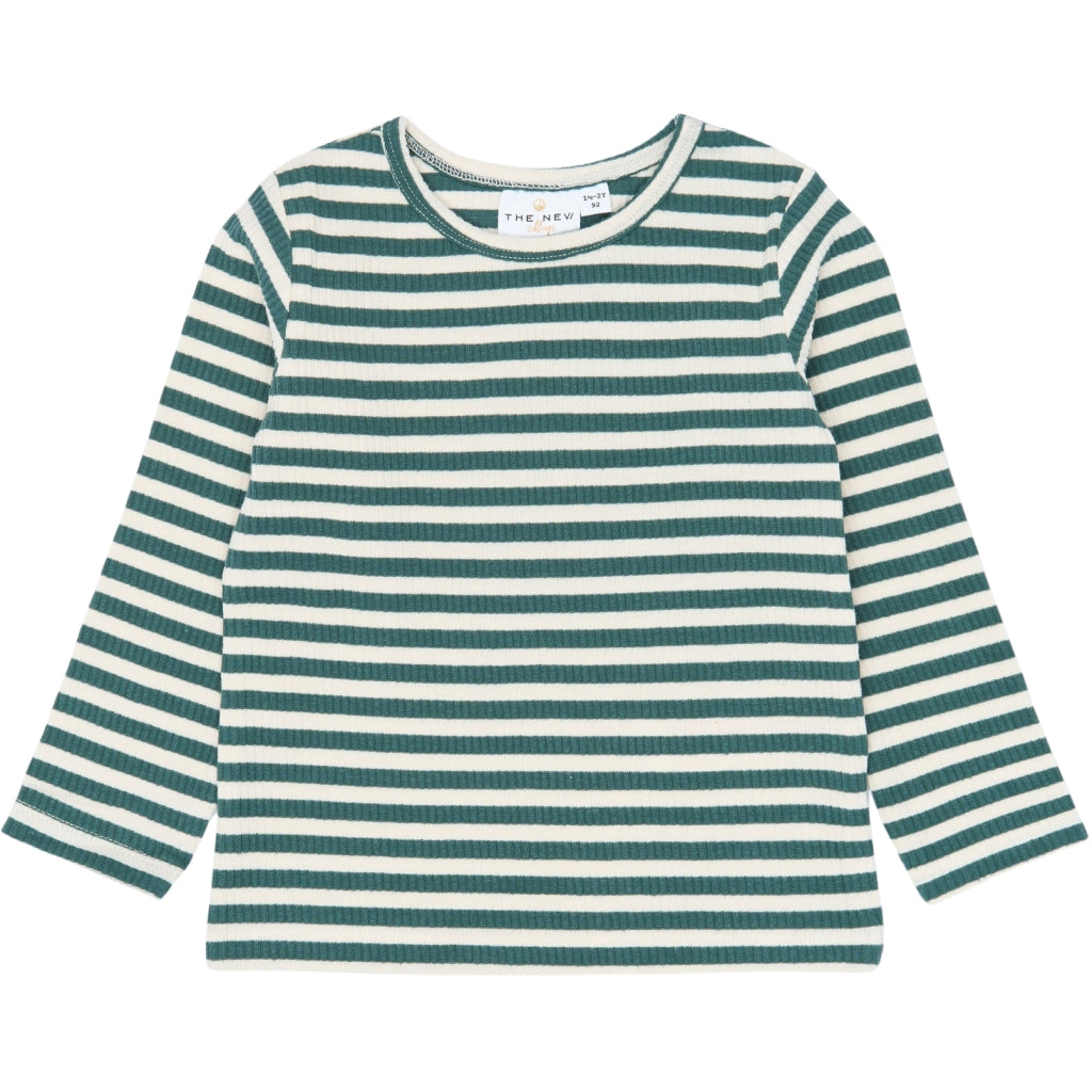 THE NEW SIBLINGS TNSTFro Langærmet Rib Bluse Langærmet bluse North Atlantic Striped TN