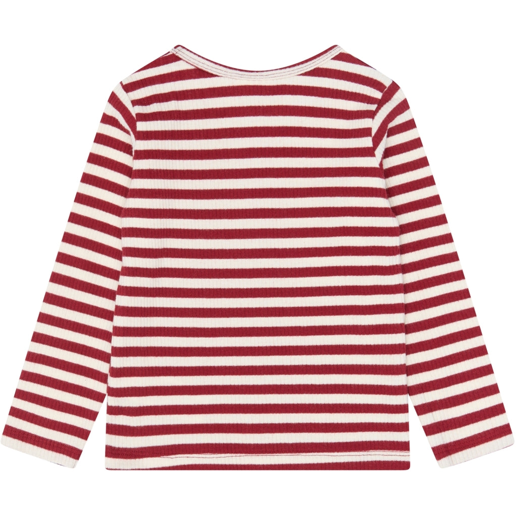 THE NEW SIBLINGS TNSTFro Langærmet Rib Bluse Langærmet bluse Rio Red Striped TN