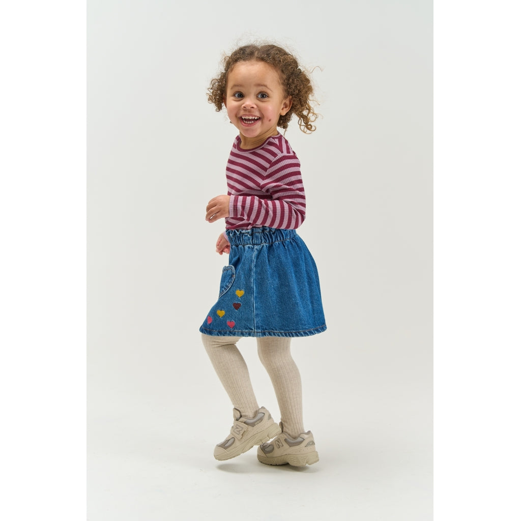 THE NEW SIBLINGS TNSTFro Langærmet rib T-shirt Langærmet bluse Elderberry Striped TN