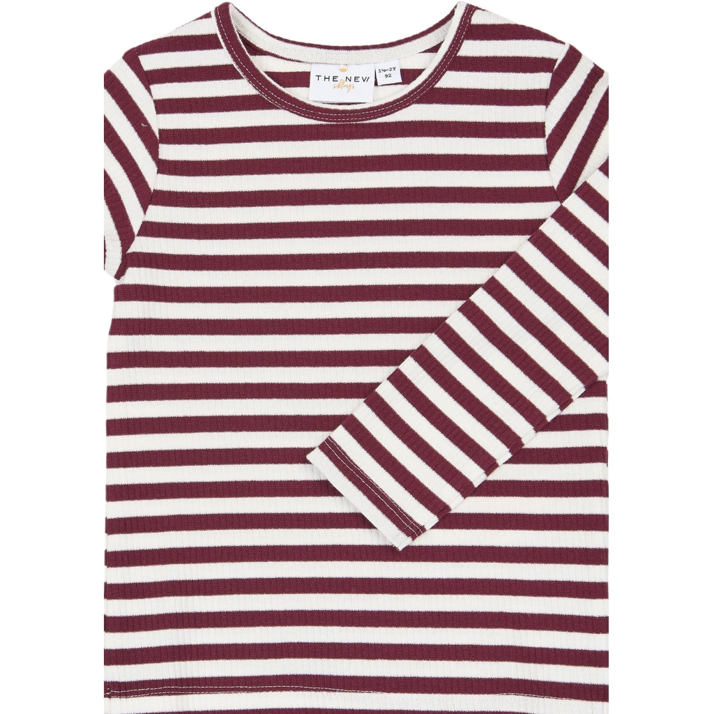THE NEW SIBLINGS TNSTFro Langærmet rib T-shirt Langærmet bluse Gardenia Striped