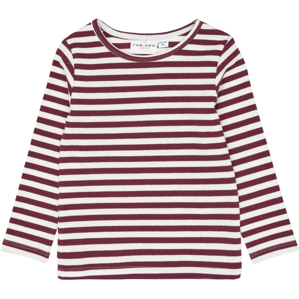 THE NEW SIBLINGS TNSTFro Langærmet rib T-shirt Langærmet bluse Gardenia Striped