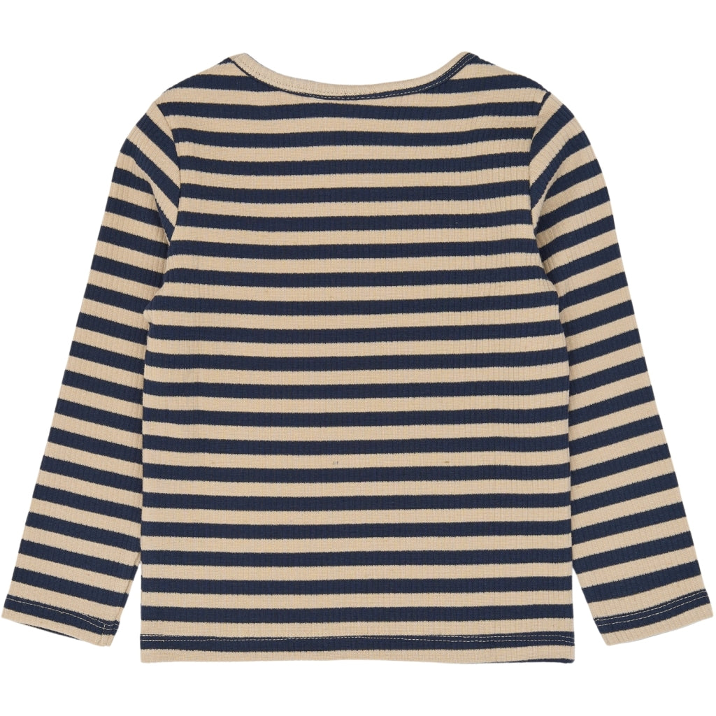 THE NEW SIBLINGS TNSTFro Langærmet rib T-shirt Langærmet bluse Navy Blazer Striped