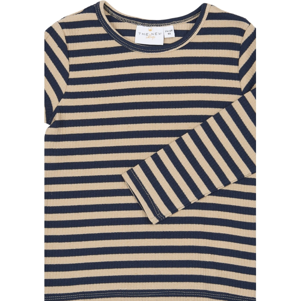 THE NEW SIBLINGS TNSTFro Langærmet rib T-shirt Langærmet bluse Navy Blazer Striped