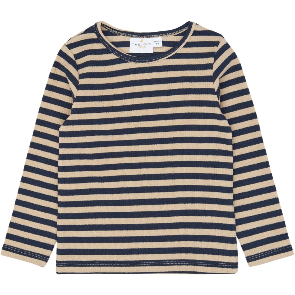 THE NEW SIBLINGS TNSTFro Langærmet rib T-shirt Langærmet bluse Navy Blazer Striped