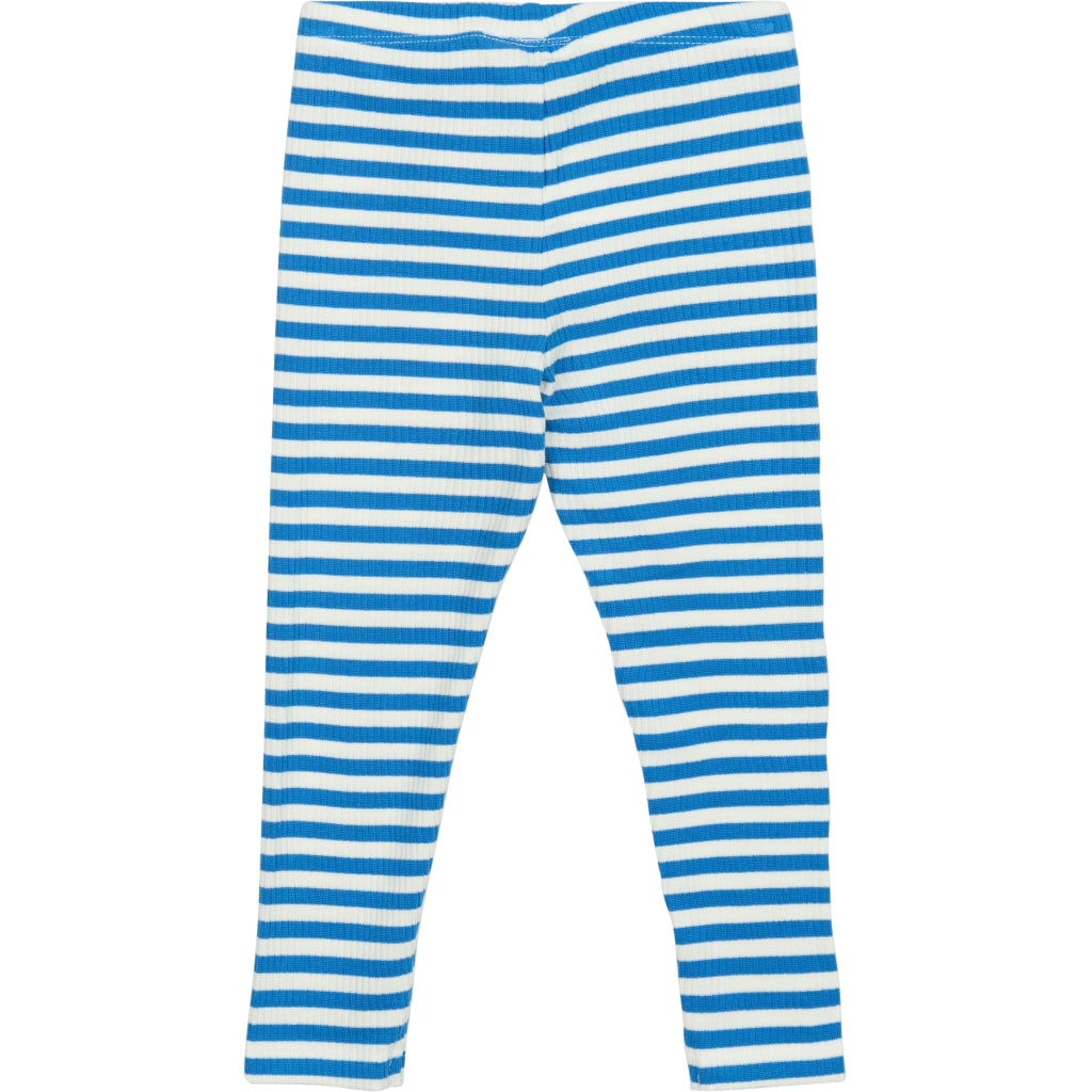 THE NEW SIBLINGS TNSTFro Rib Leggings Leggings Campanula Striped