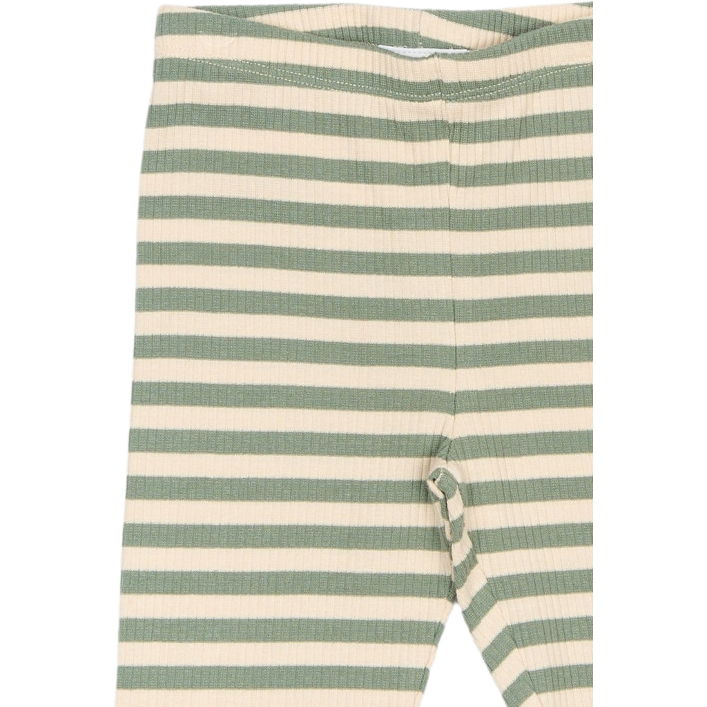 THE NEW SIBLINGS TNSTFro Rib Leggings Leggings Lily Pad Striped