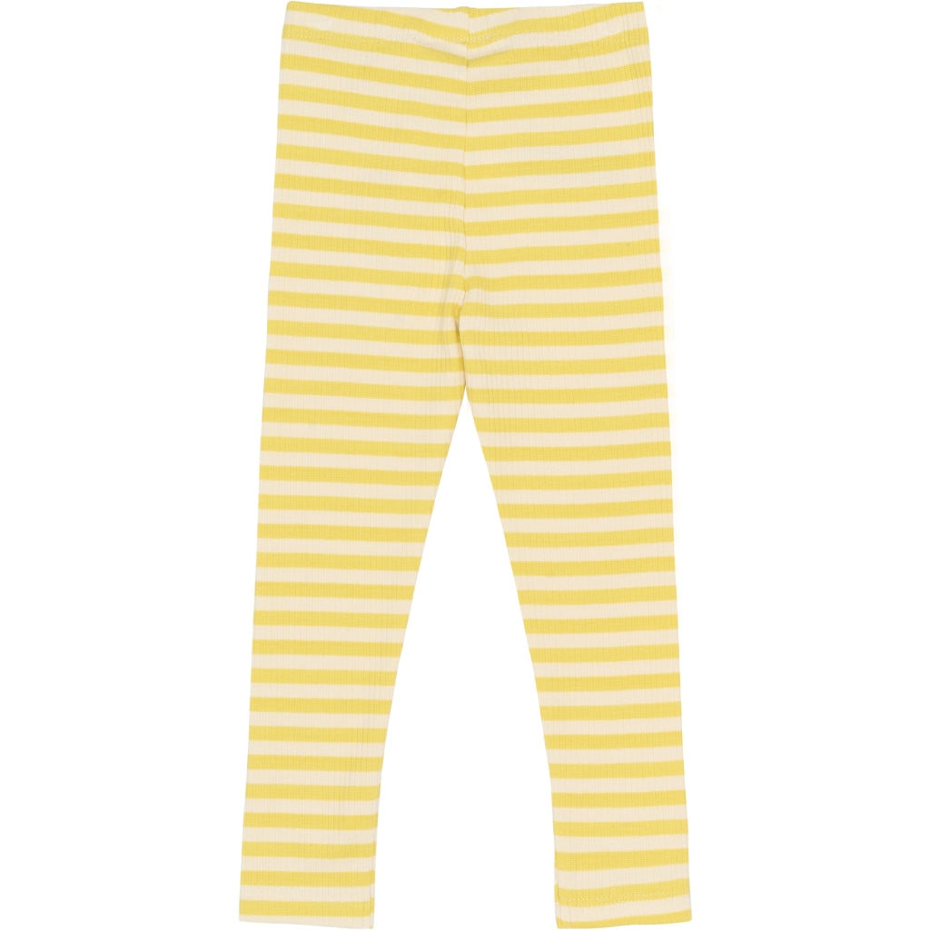 THE NEW SIBLINGS TNSTFro Rib Leggings Leggings Dusky Citron Striped