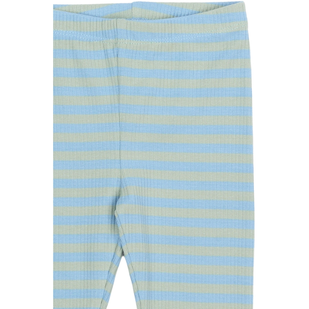 THE NEW SIBLINGS TNSTFro Rib Leggings Leggings Forever Blue Striped