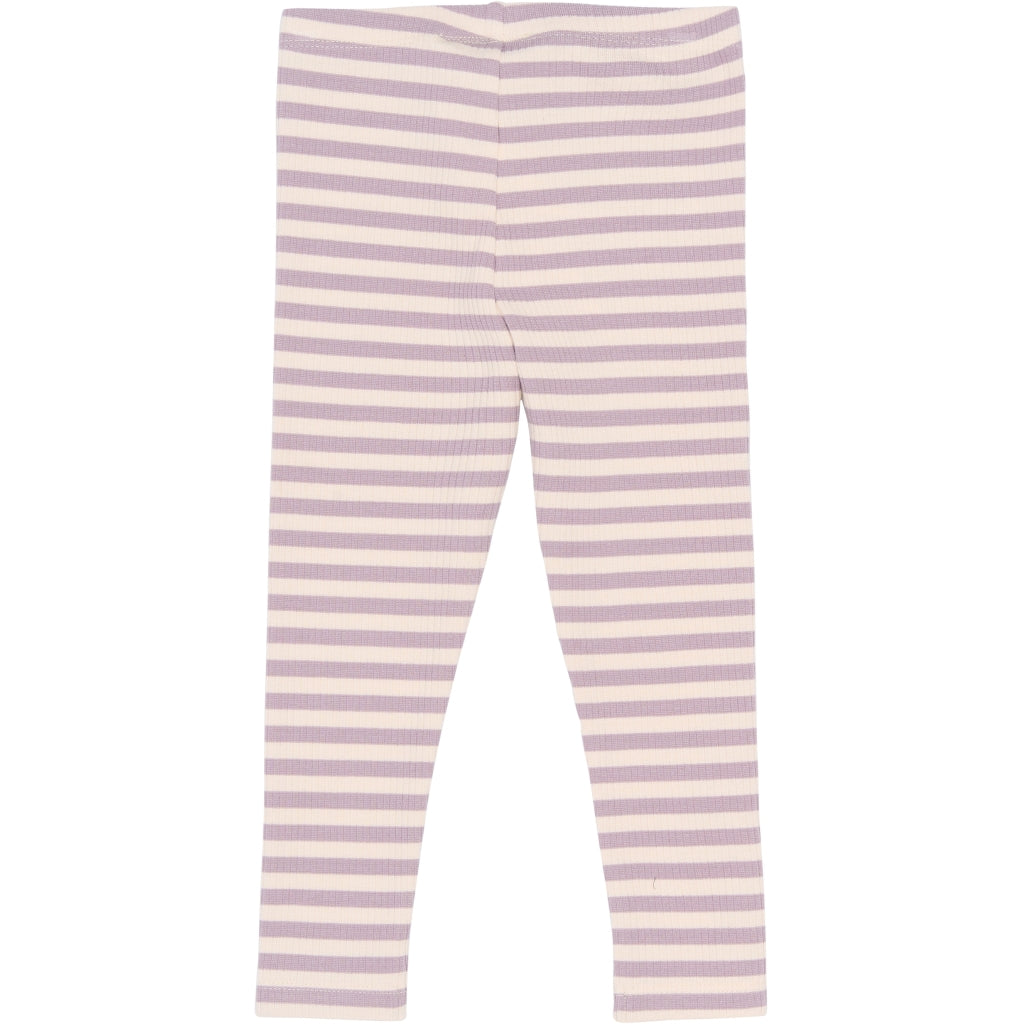 THE NEW SIBLINGS TNSTFro Rib Leggings Leggings Sea Fog Striped