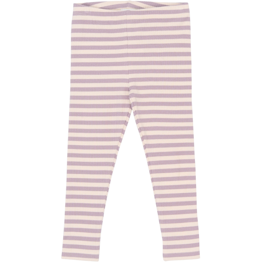 THE NEW SIBLINGS TNSTFro Rib Leggings Leggings Sea Fog Striped